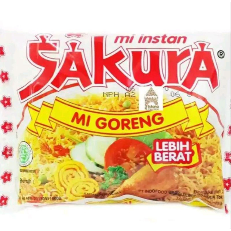 

Mie sakura Mie goreng jadul