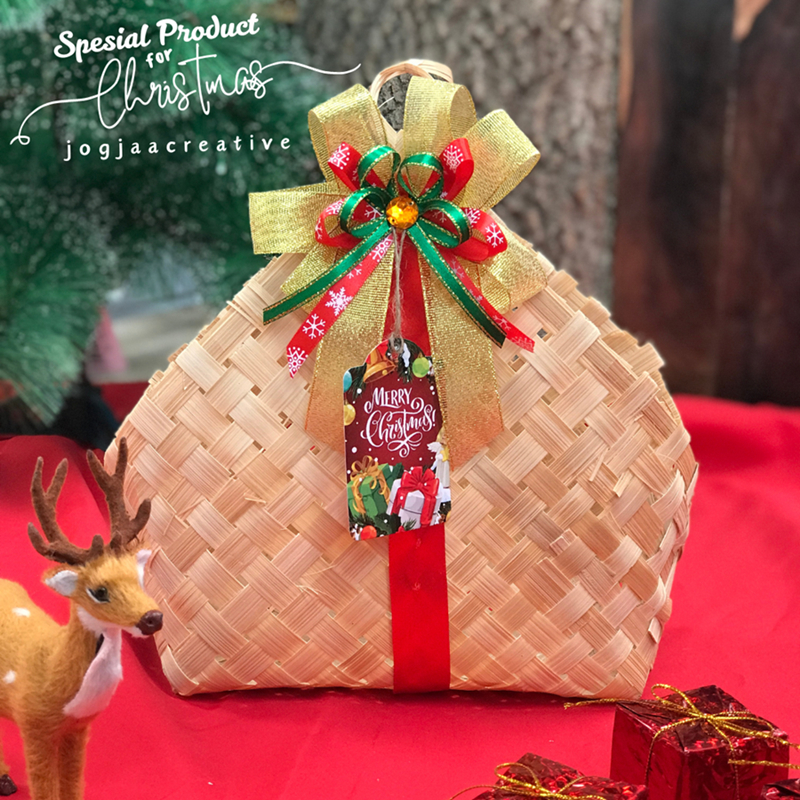 

[Christmas Series] Keranjang Tas Ketupat hampers Unik Tempat Hamper Parcel Souvenir Wedding Pernikahan Packaging hadiah