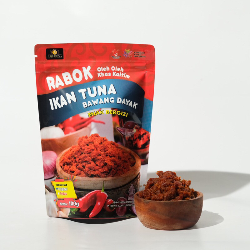 

Aqueena/rabokikan/haruan/tuna/cakalang/layang/100g