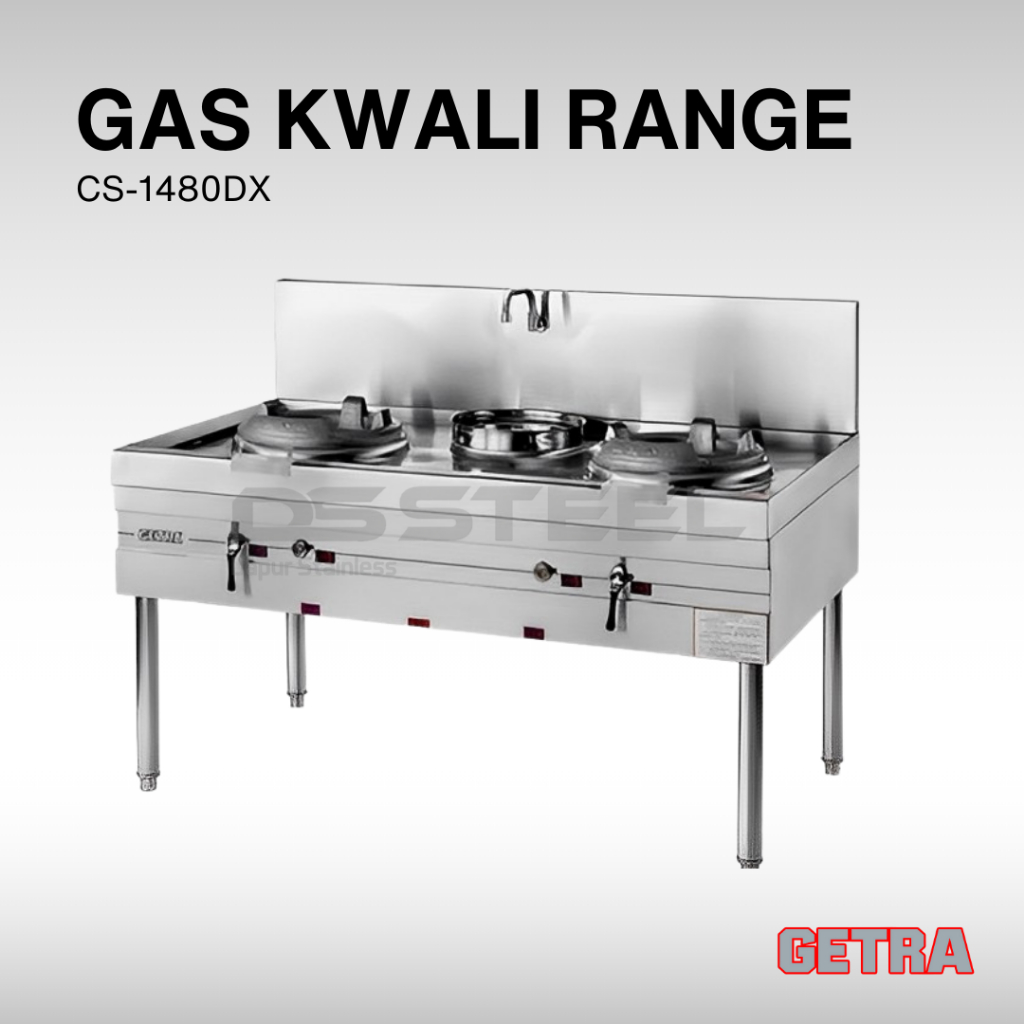 GETRA Gas Kwali Range Blower CS-1480DX / Kompor Kwali Tekanan Medium CS 1480DX / Kompor Wok GETRA CS