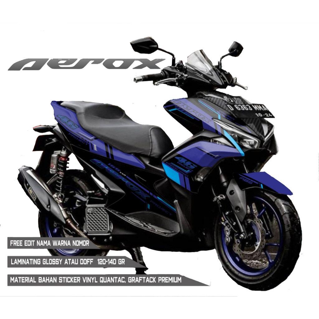 Stiker Decal Full Body Aerox Old X Prostreet 46