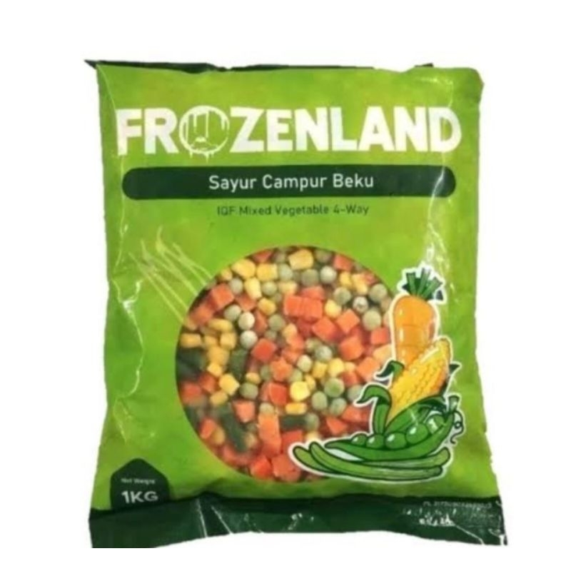 

FROZENLAND MIX VEGETABEL 1KG
