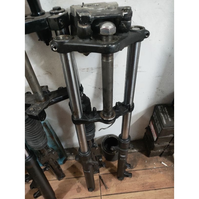 sok shock depan Megapro mono Original copotan mulus normal seal aman