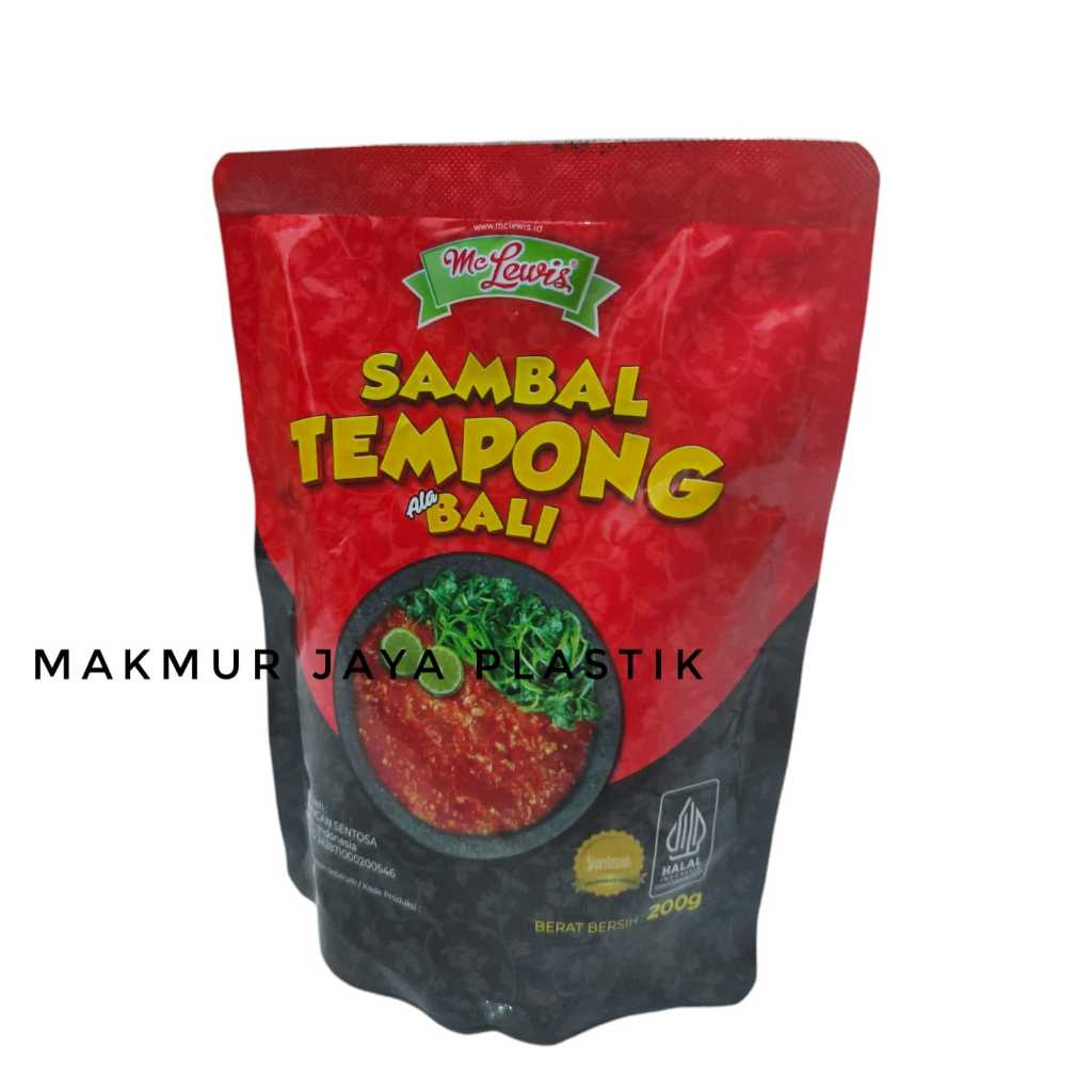 

Mc Lewis Sambal Tempong Bali kemasan pouch 200 gr