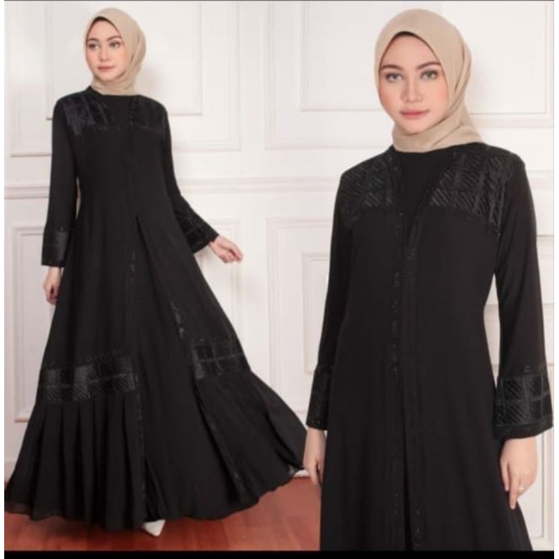 abaya hitam/gamis arab/gamis hitam