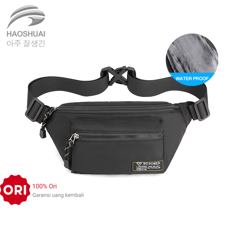HAOSHUAI 5117 Tas Selempang Pria Wanita Waistbag Waterproof WATCHKITE WKOS
