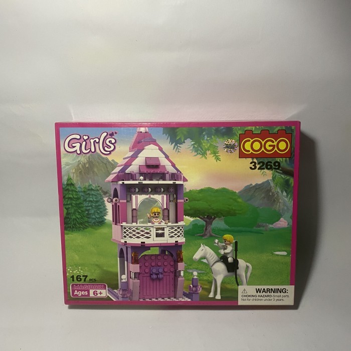 Lego Brick COGO Girls Rapunzel 3269