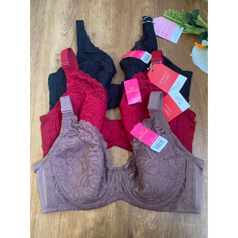 THE BRAHOUSE BRA BERKAWAT BUSA TIPIS SIZE 34C 34D 36C 36D 38C 38D D75 D80 D85 C80 C75 C85 PENGAIT 3X