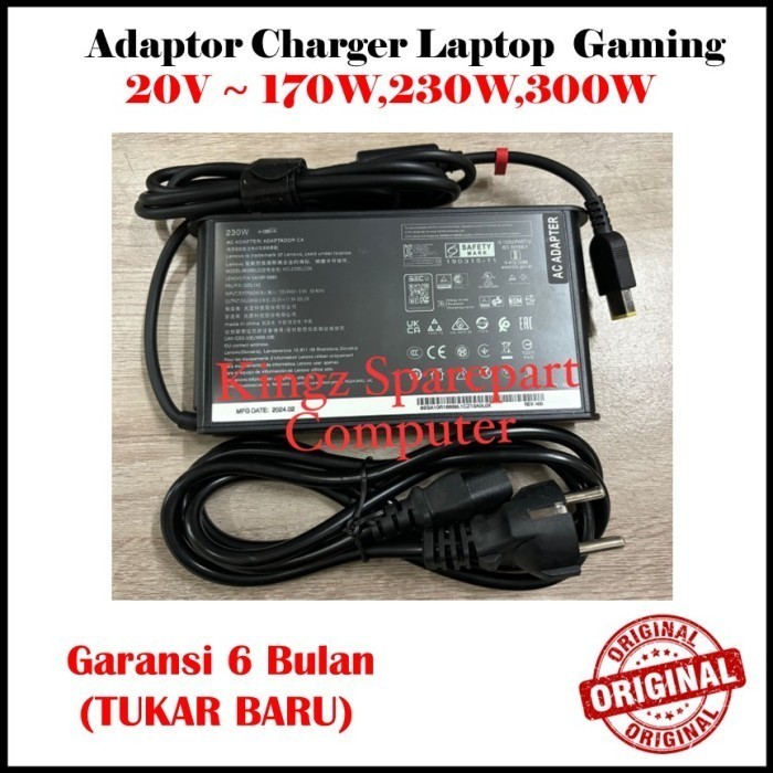 Adaptor charger laptop legion 7 legion slim 7 legion 5 pro