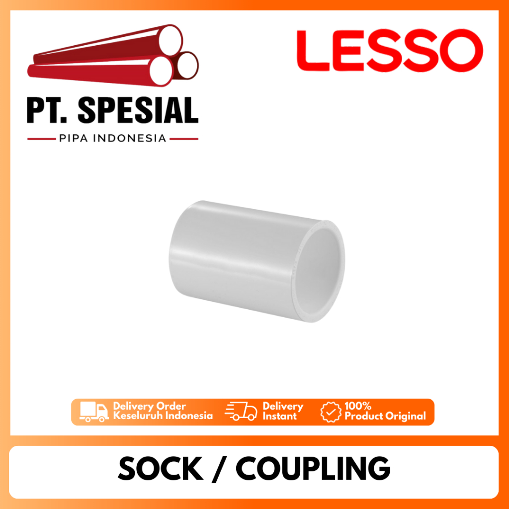 Sok Conduit Lesso DN40 / Coupling Lesso / Sok Conduit Coupling Lesso - 10