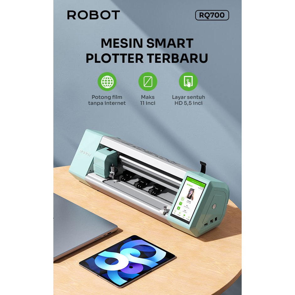 ROBOT RQ700 Mesin Cutting AG Hydrogel Bluetooth Smart Plotter