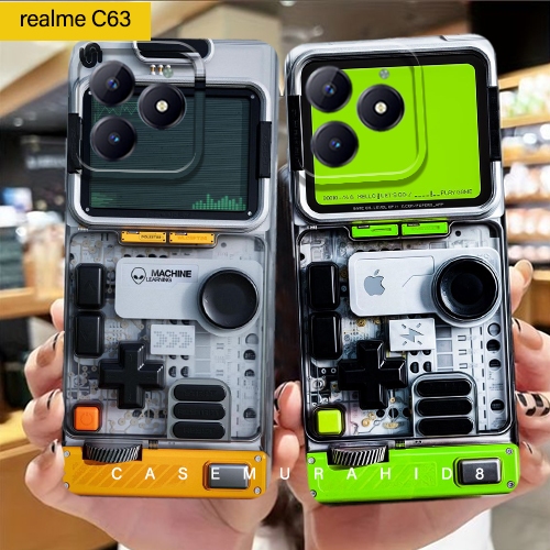 CMID8 SOFTCASE REALME C63 C65 C53 C66 C67 C25 C21 CASE TERBARU CASE LUCU MOTIF GAMEBOY CASE UNIK CAS