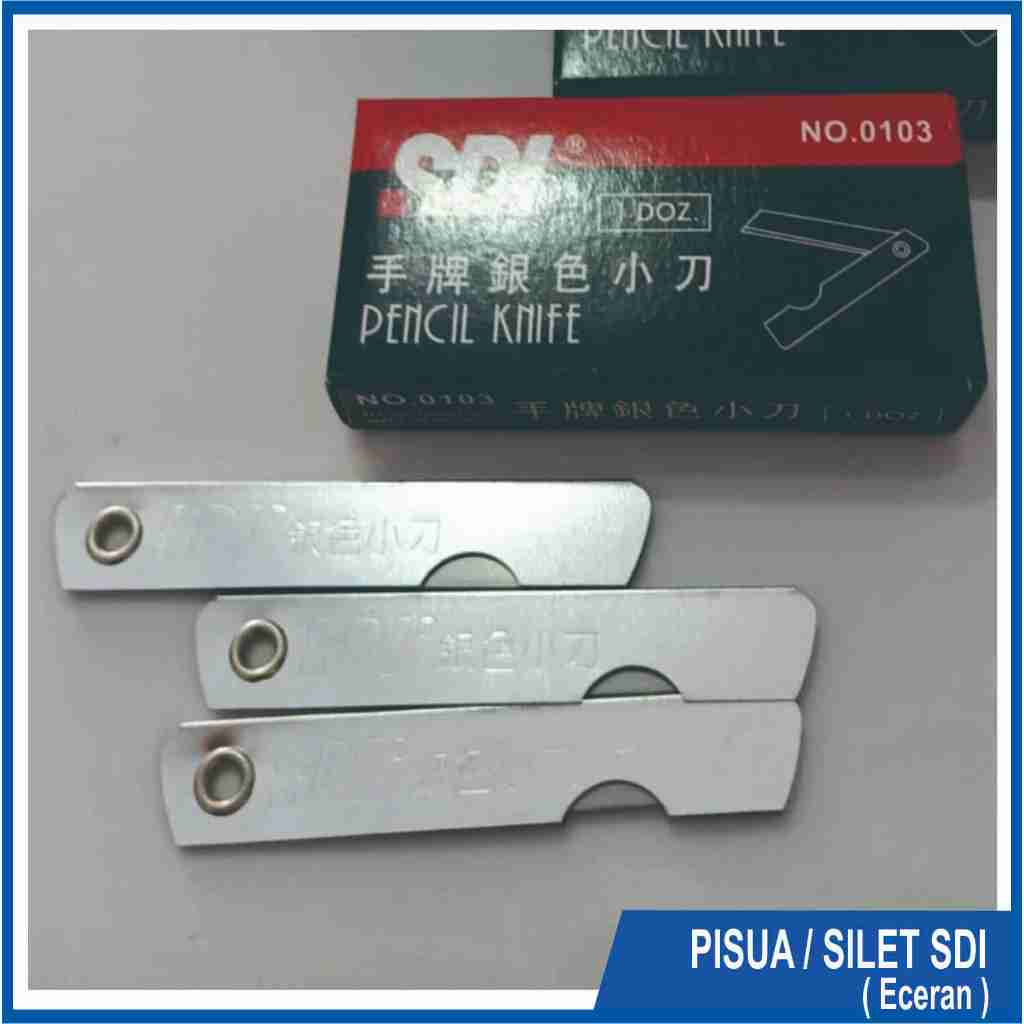 

Pisau/ Silet / Pisau Lipat / Pencil Knives / Pemes SDI 0103 (Eceran)