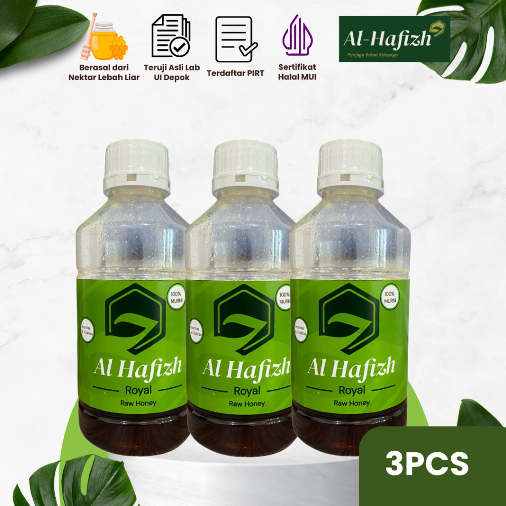 

Madu Hutan Royal Murni Asli Al-Hafizh Kemasan 1kg 3pcs