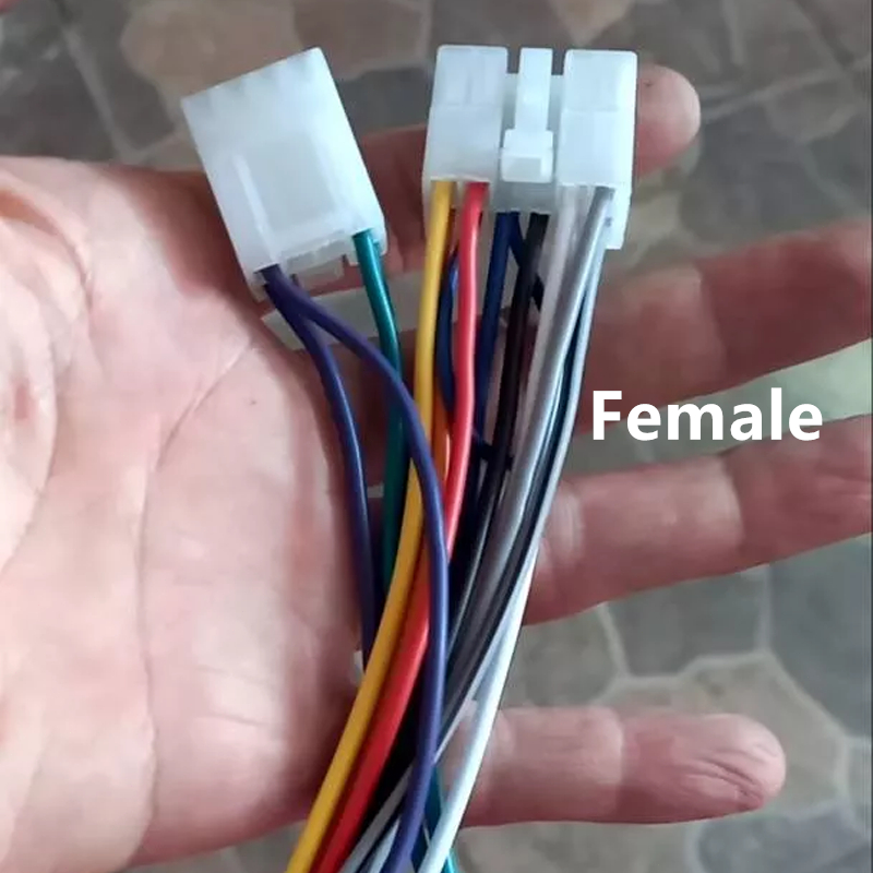 Soket Audio Head Unit Mobil Female Toyota Avanza Innova Yaris Calya Daihatsu Xenia