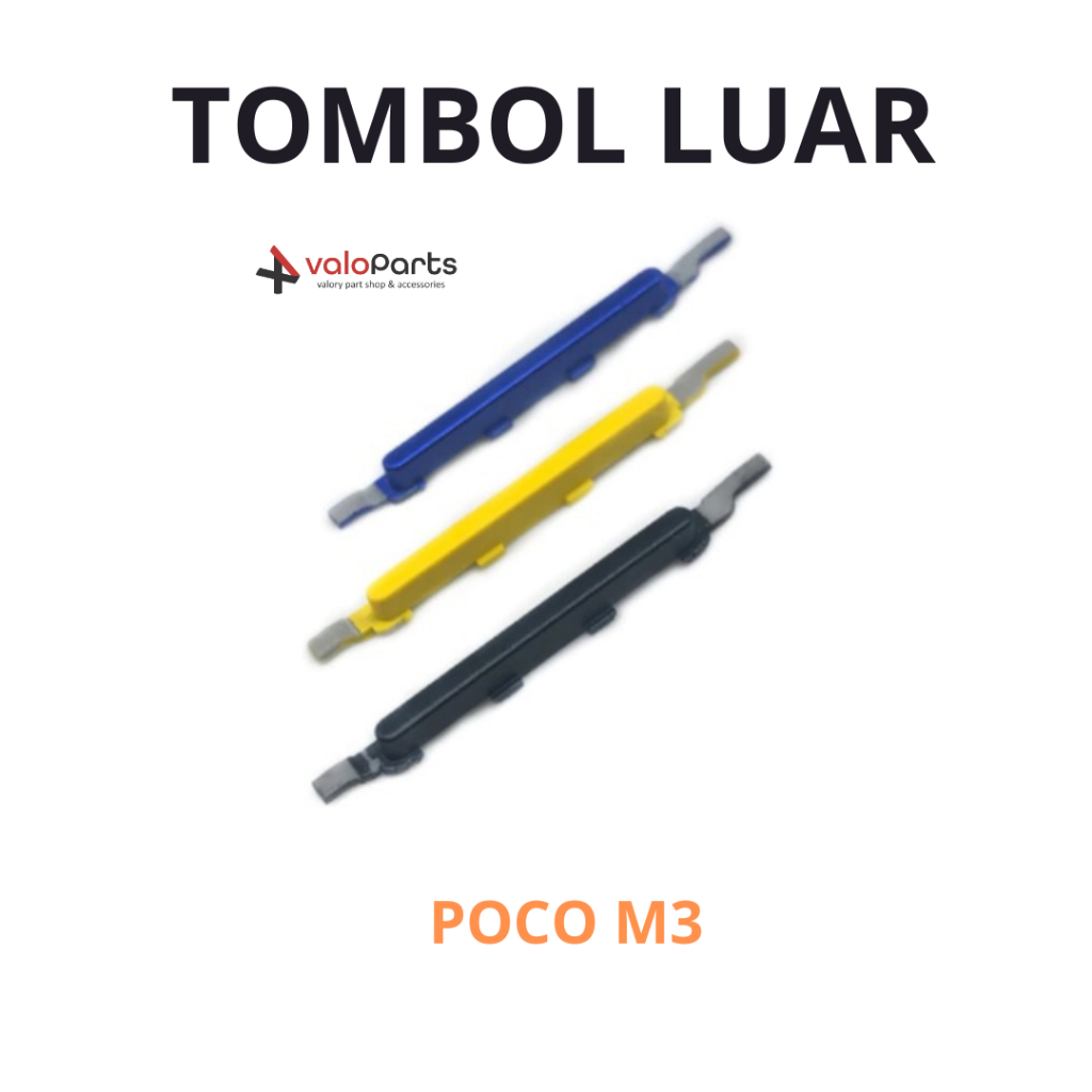 TOMBOL VOLUME XIOMI POCO M3 LUAR