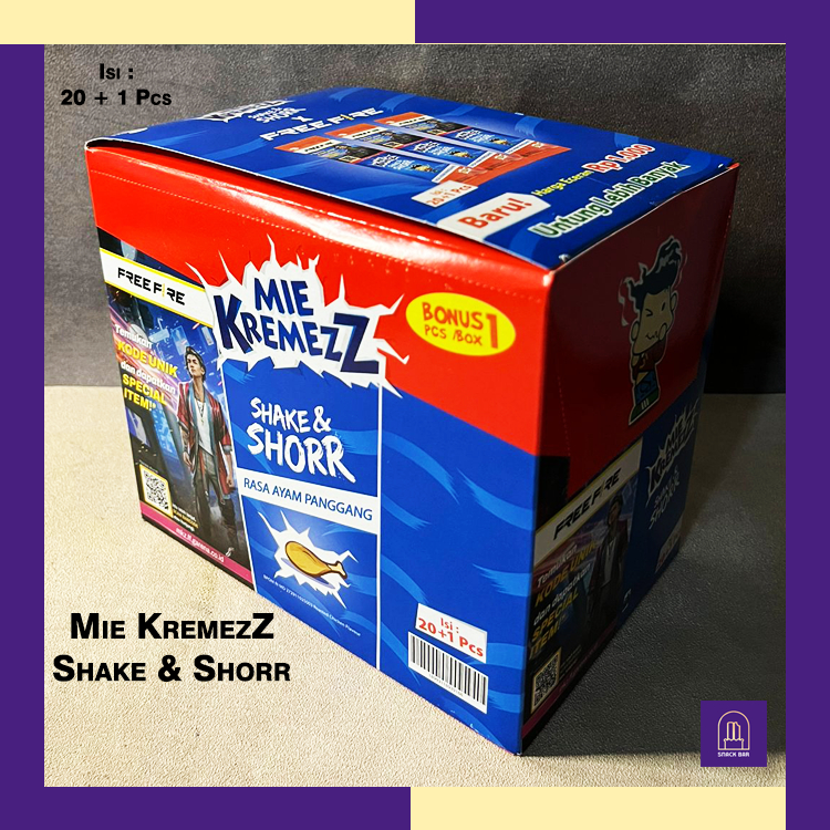 

Mie KremezZ Shake & Shorr 1000 Free Fire 20+1Pcs