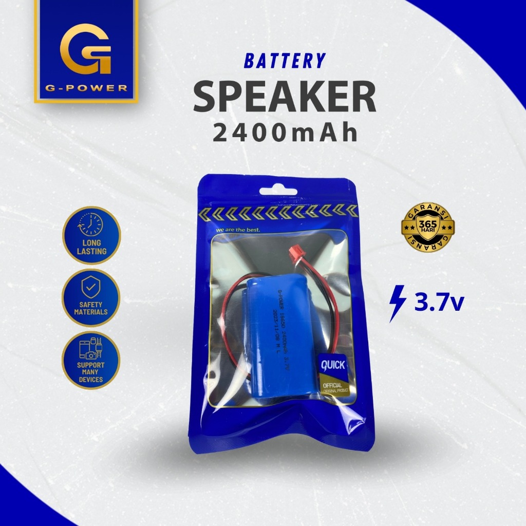 G-POWER Baterai Speaker Tanam untuk Speaker Portable - Garansi Resmi