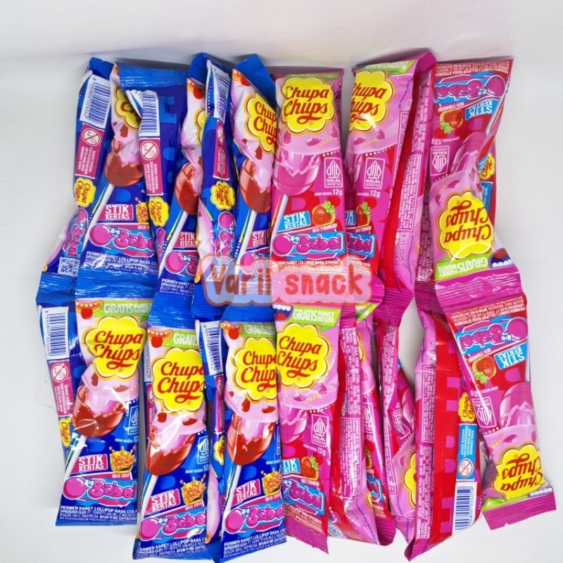 

Chupa Chups Big Babol Permen Karet + Lolly 1 pak isi 24 pcs sudah campur rasa