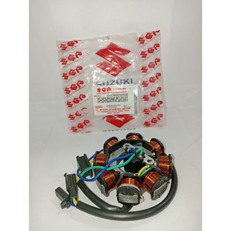 Spul Stator Assy Komplit Suzuki Spin 125 (12161B46G00N000)