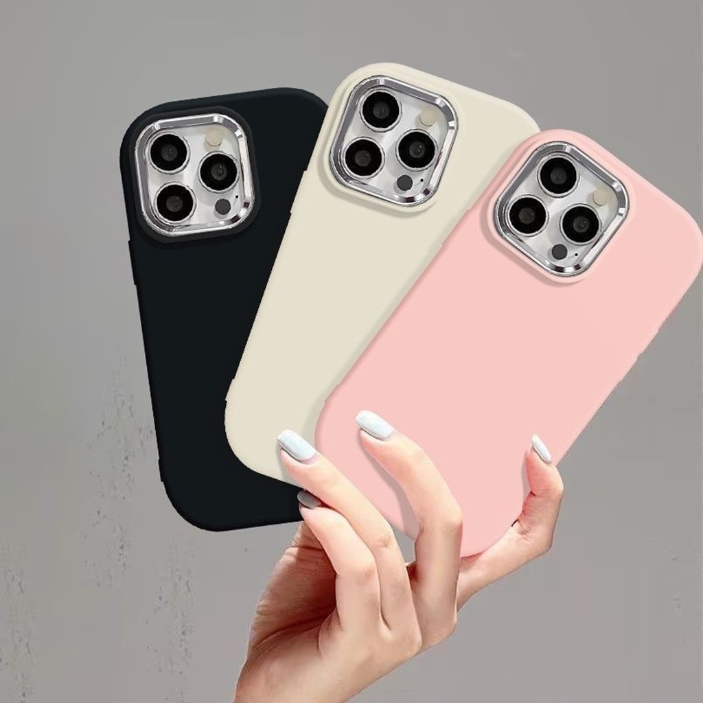 CHROME LENS CASE FOR INFINIX HOT 70 60i 60 50i 50 30 30i PRO PLUS PLAY NOTE SMART 5 7 8 9 TECNO SPAR