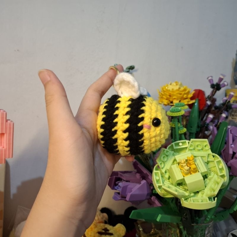Crochet Bee | Lebah Rajut | lebah murah | lebah lucu | lebah mini | Amigurumi | Bee Amigurumi | Leba