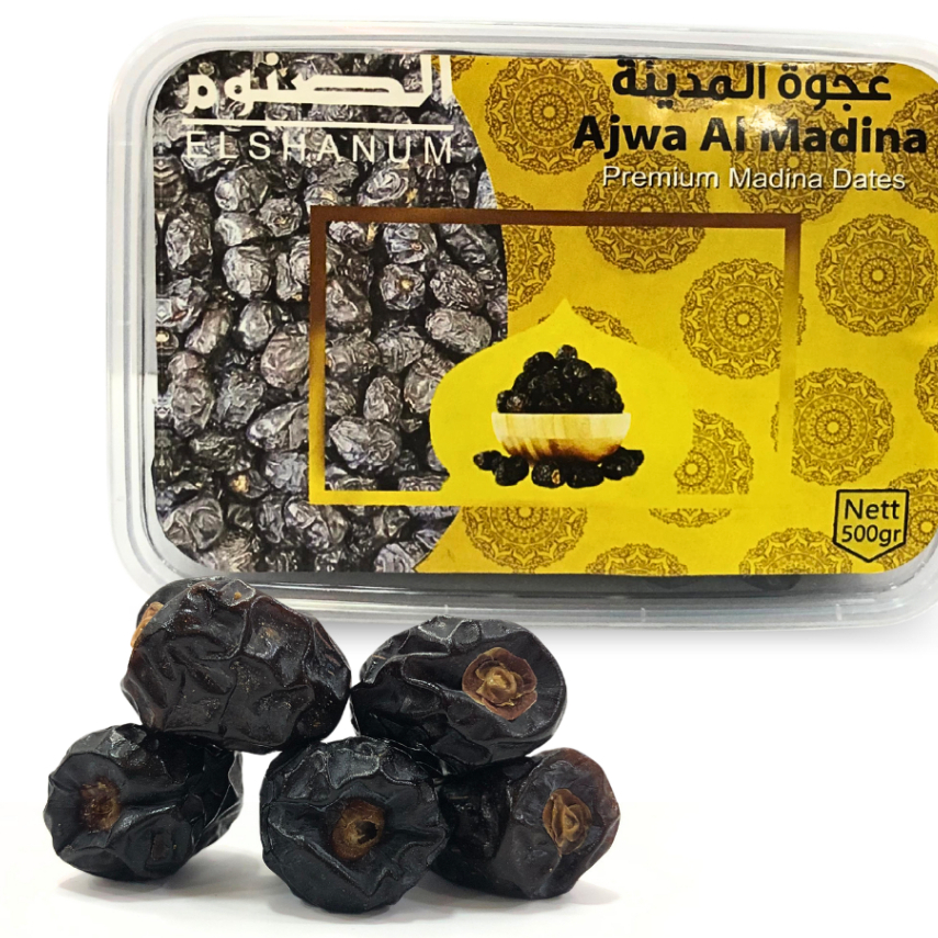 

[ COD ] Kurma Ajwa Premium Toples 500gram / Kurma Nabi Super Asli Ajwat Al Madinah / Azwa Al Madinah