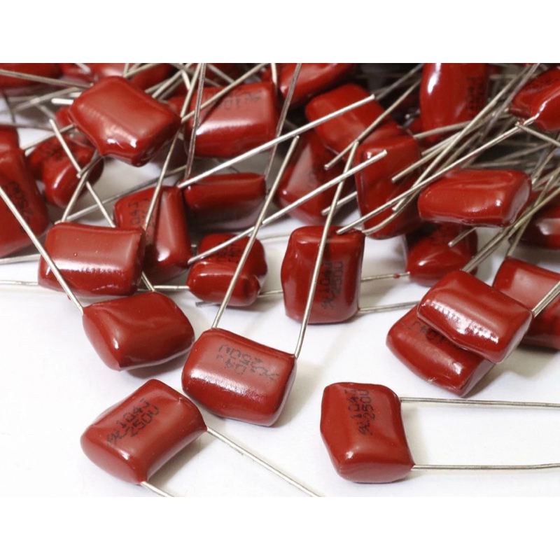 Milar 104 100nf 250v harga per 5bj kaki tembaga