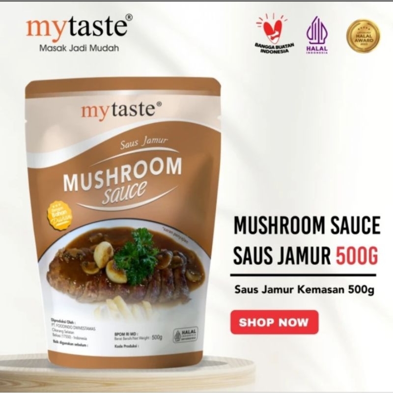 

MUSHROOM SAUCE 500GR MY TASTE ORIGINAL