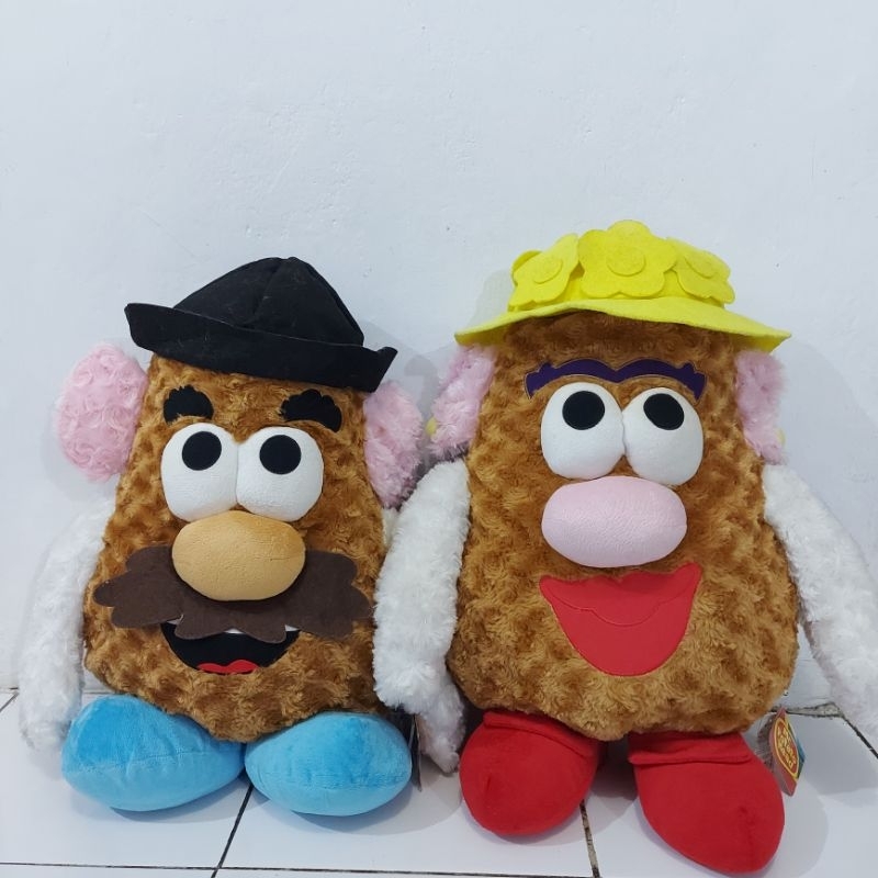 Boncheri.id Disney Mr. and Mrs. Potato Head from Toy Story Couple 60cm BIG Or1 Rose Fur Plush / Bone