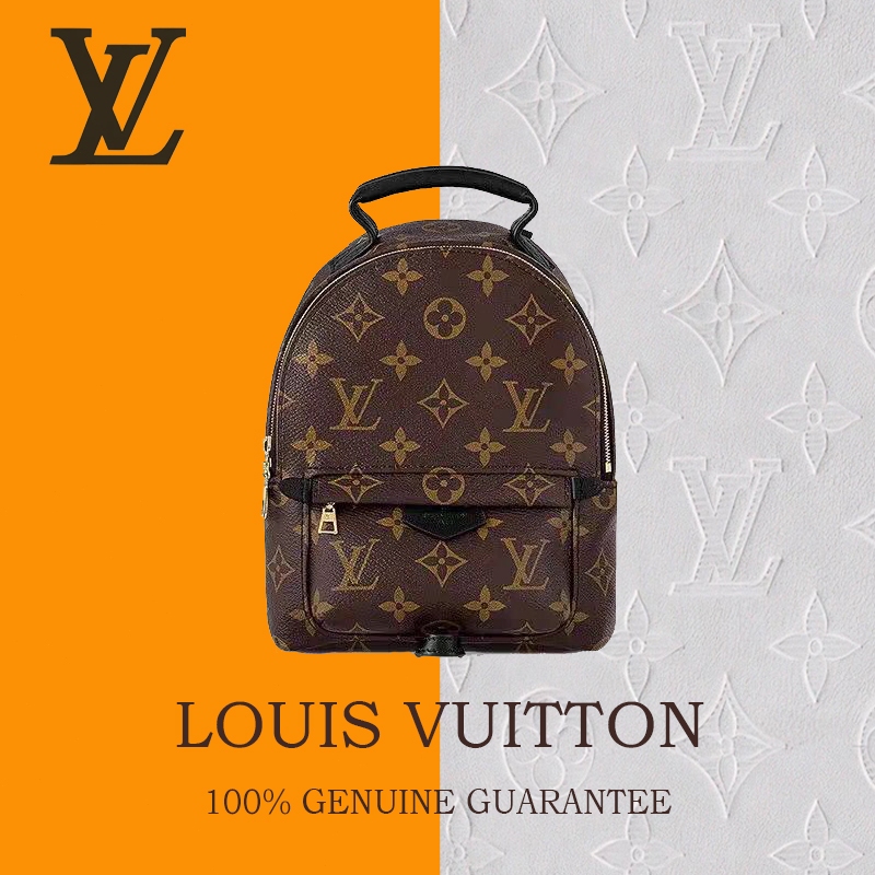 【100% original】LV Louis Vuitton Palm Springs PM,Tas ransel kulit sapi wanita/backpack lv wanita/tas 