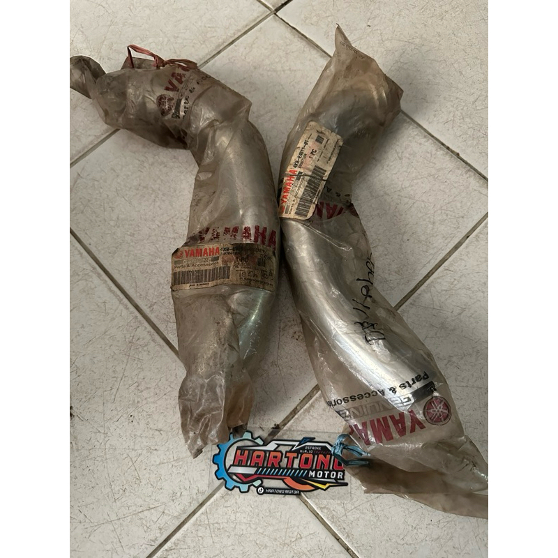 leher knalpot rx king original nos