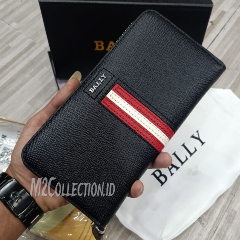 Dompet Bally Zipper Dompet panjang restleting import