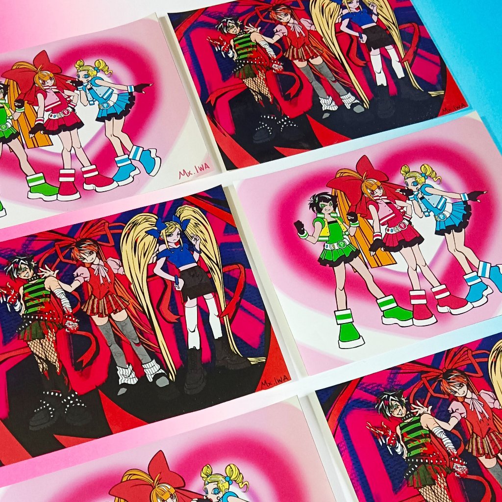 

Powerpuff Girls Z sticker set by mx.iwa