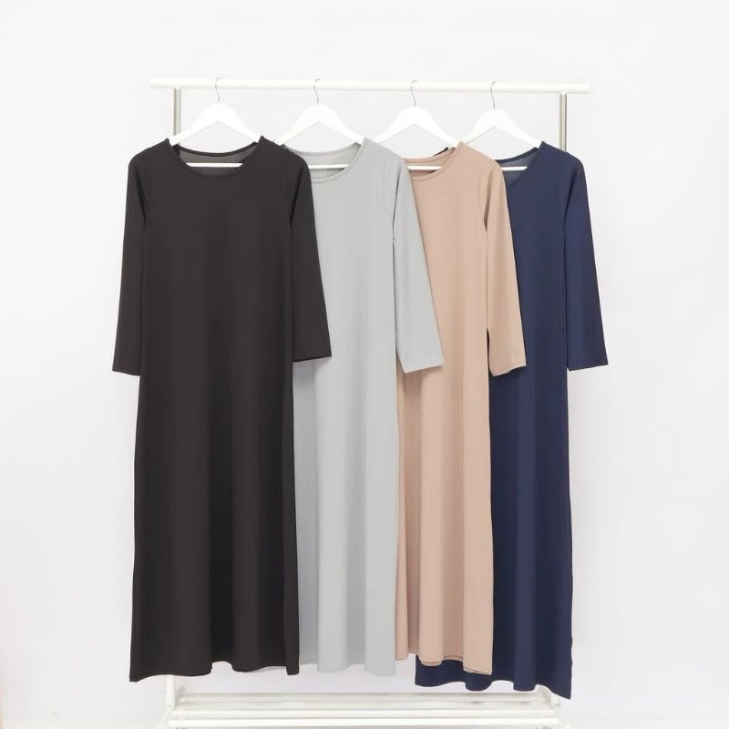 Dress Inner Lengan Panjang / Inner Gamis Lengan Panjang Wanita
