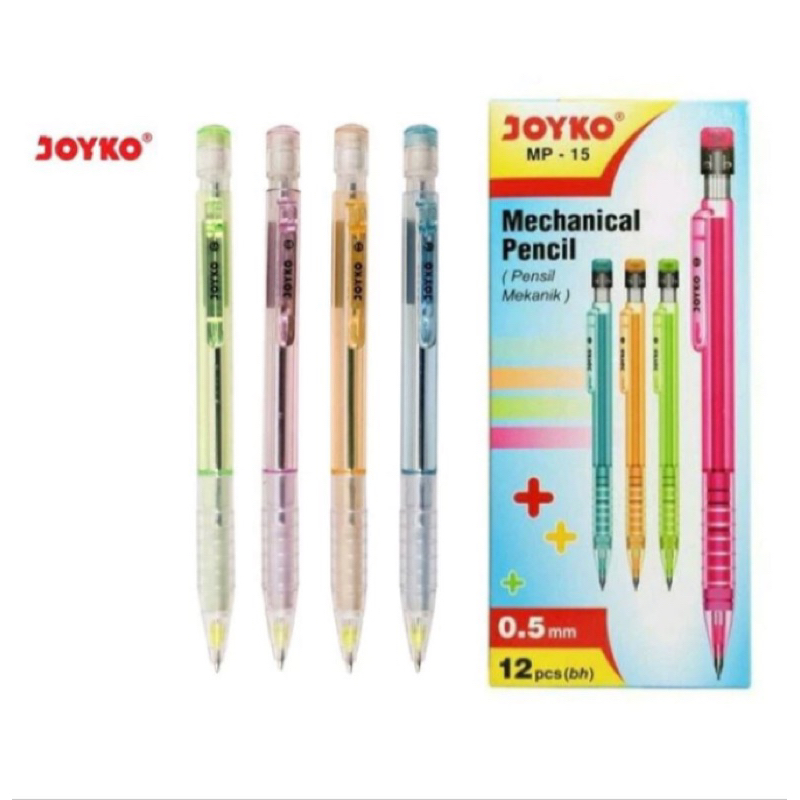 

Pensil mekanik JOYKO MP-15 0.5MM Harga PERLUSIN 12pcs