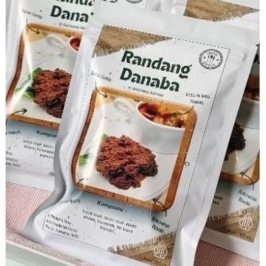 

RENDANG DANABA Rendang Siap Saji Rendang Travel Pack Makanan Instan Rendang Instan Rendang Ekonomis