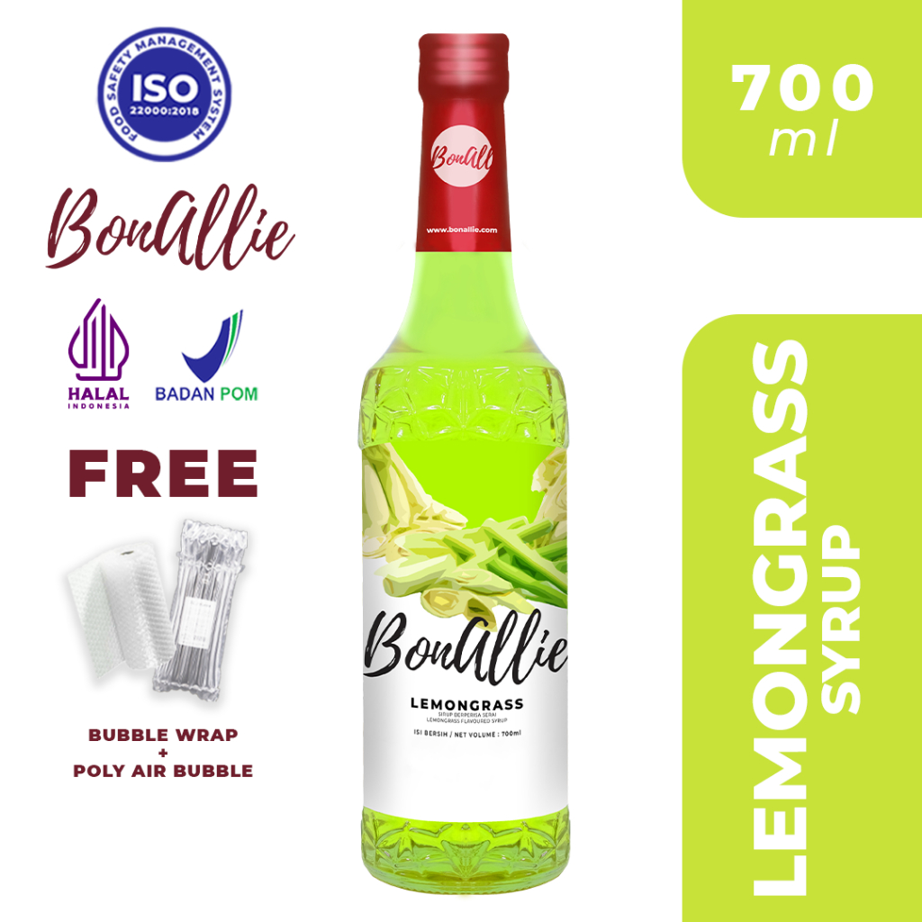 Bonallie Premium Syrup Lemongrass Flavor