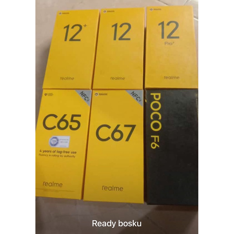 

REAdy kotak untuk Realme 12/12Plus/12pro /Realme C65/reslme C67