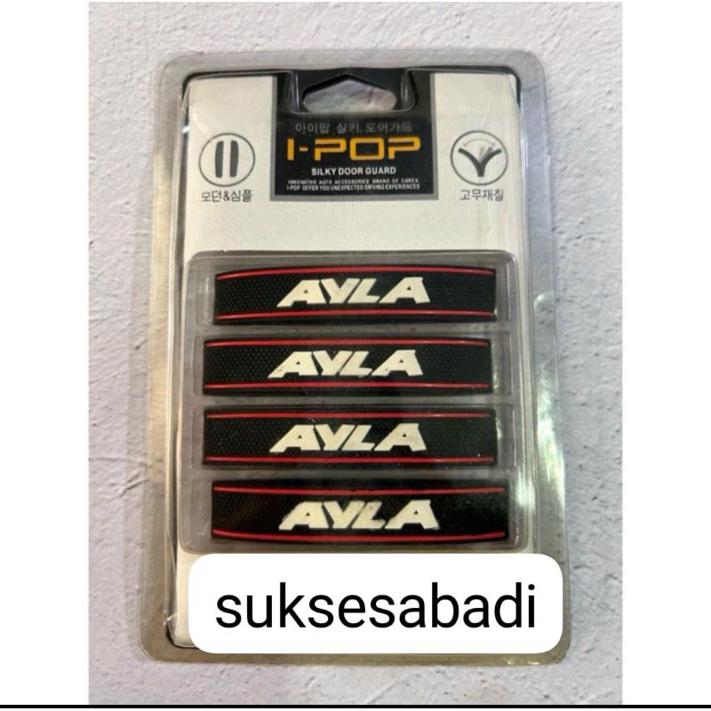 doorguard karet pelindung pintu mobil ayla