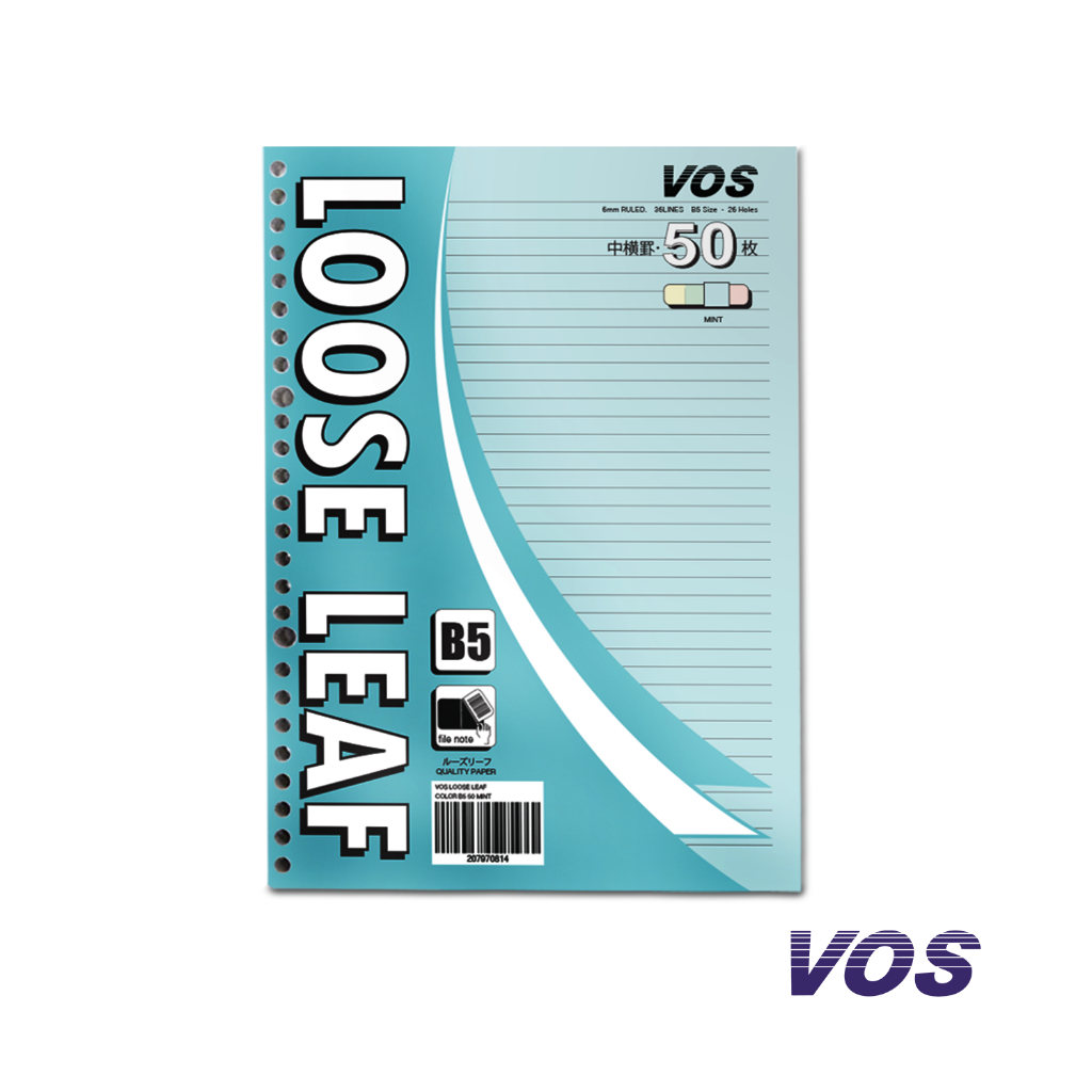 

Gramedia Cirebon - VOS LOOSE LEAF COLOR A5 50 MINT