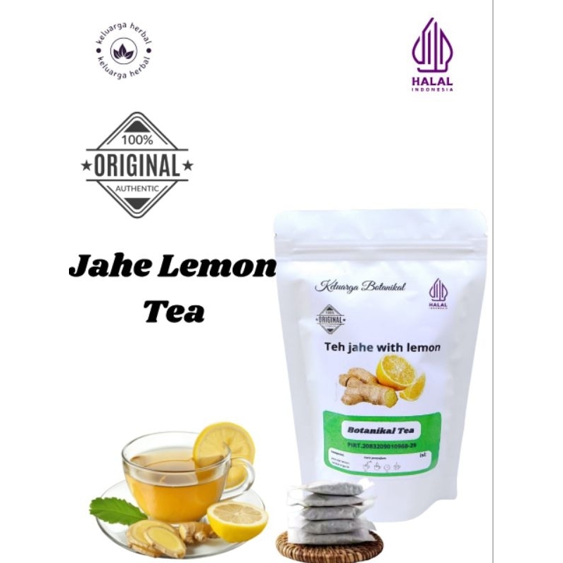 

Teh jahe with lemon tea : gingger with lemon tea | TEH DIET isi 30 &20tea kantong celup