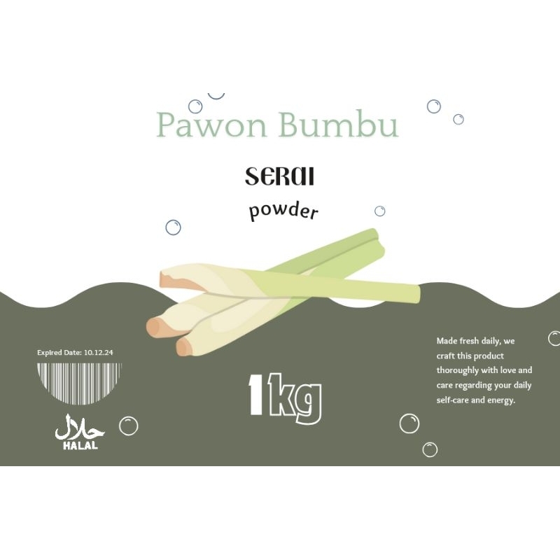 

serai / sereh powder / bubuk