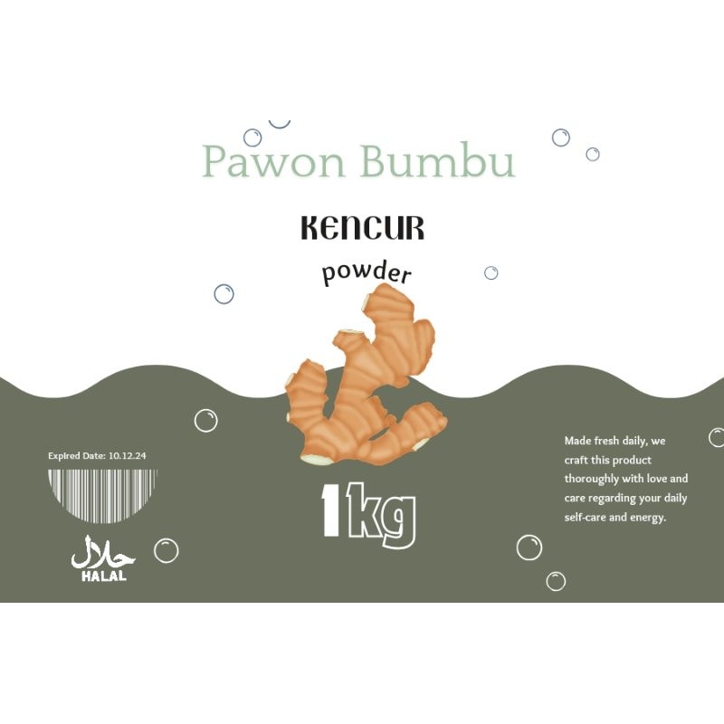 

kencur powder / bubuk