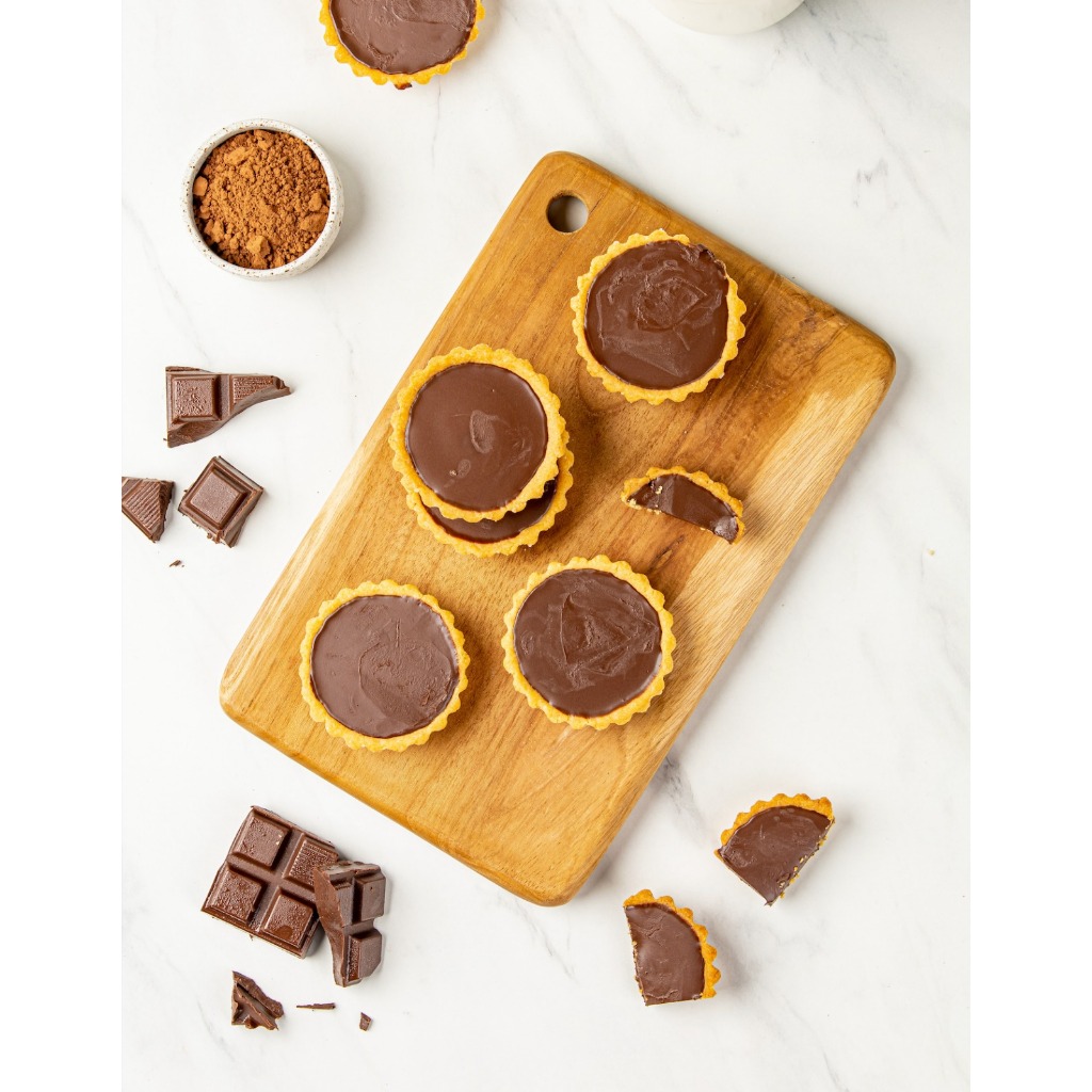 

Pie susu Coklat 8pcs | Pai Susu | Camilan | Kue kering | coklat