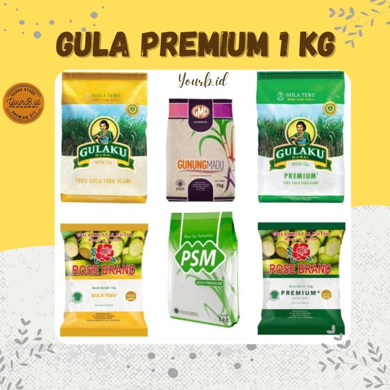 

GULA PASIR PREMIUM 1 KG YB