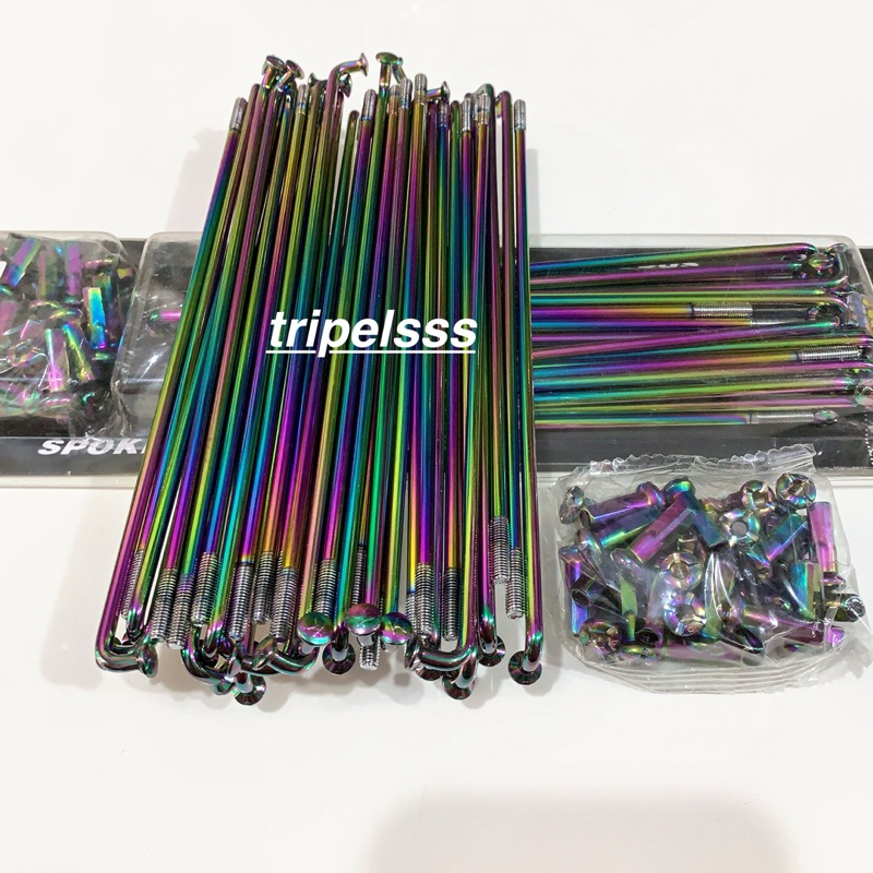 JARI JARI RUJI WARNA PELANGI RAINBOW VELG RING 14 & 17 SATRIA FU / VIXION / JUPITER MX / BEAT / MIO