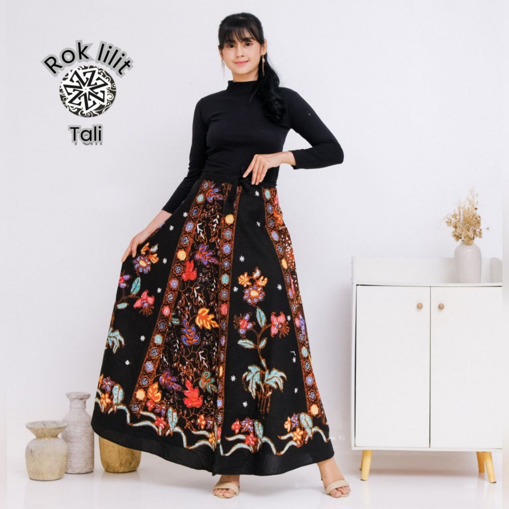BATIK SAFIRA Rok Batik Lilit Payung Semi Tulis Modern Katun Tebal Motif Terbaru