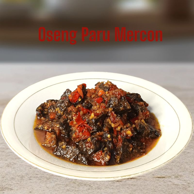 

Oseng Paru Mercon 130gr - 250gr / Paru Mercon / Paru Pedas / Paru Sambal / Sambal Paru / Paru Cabai / Makanan Pedas / Frozen food /Lauk Instan / Makanan siap saji