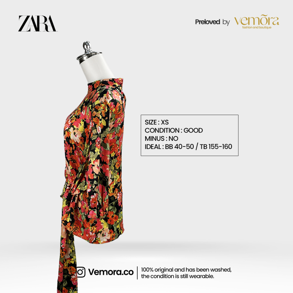 Zara Women Blouse Floral